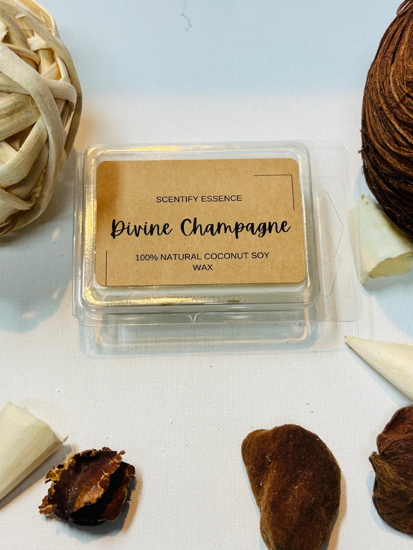 "DIVINE CHAMPAGNE"- WAX MELTS 2.4oz 6 cubes