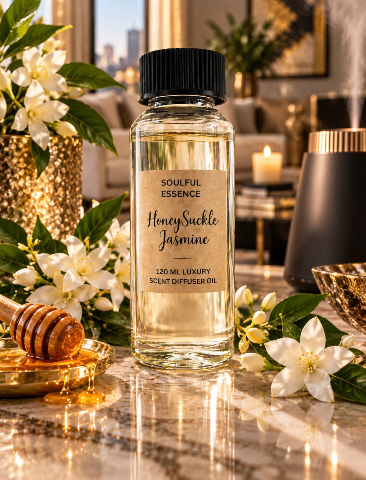 Luxury HoneySuckle Jasmine Scent Diffuser Oil