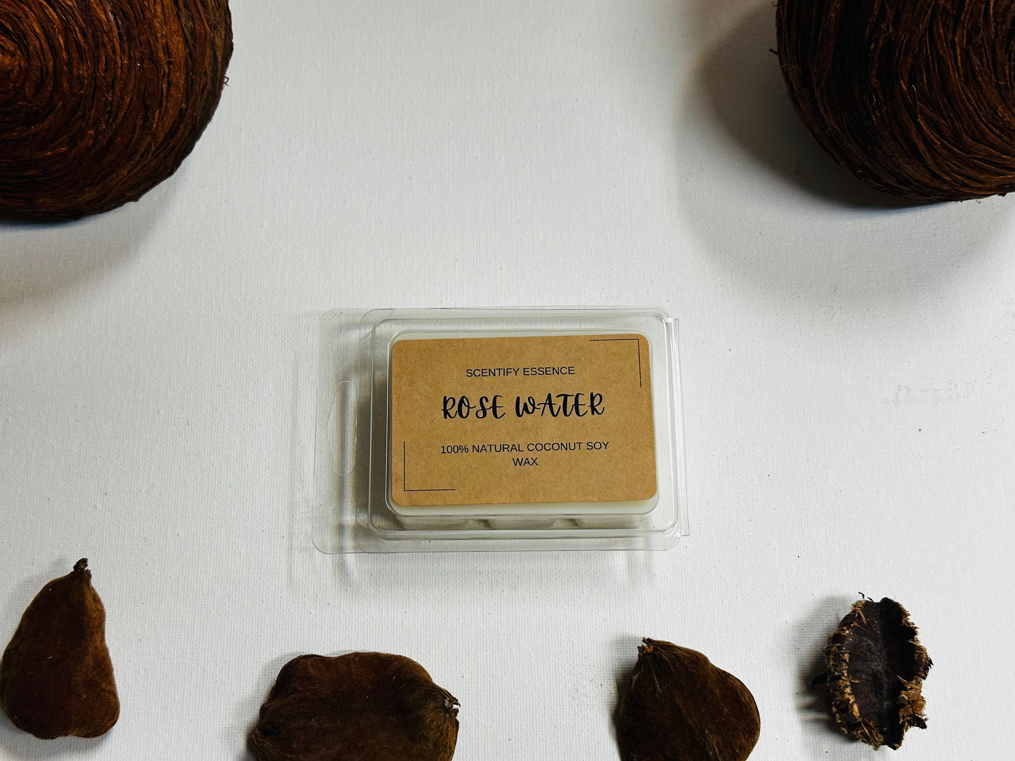 ROSE WATER- WAX MELTS 2.4oz 6 cubes