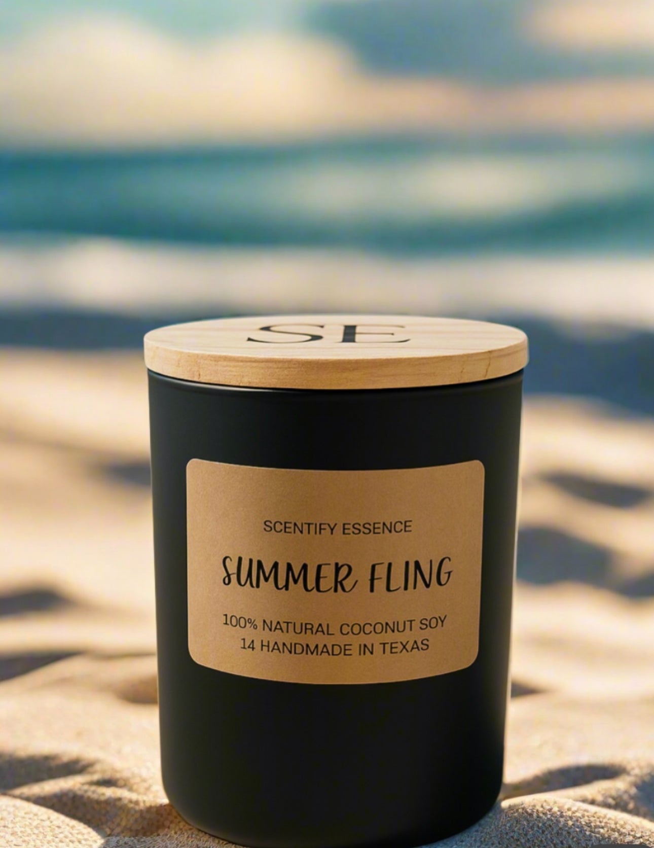 Summer Fling β Hand-Poured Coconut Soy Candle (Citrus & Floral)