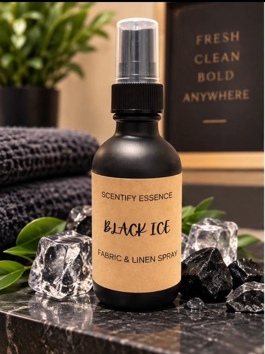Black Ice Fabric & Linen Spray | Luxury Home Fragrance Mist