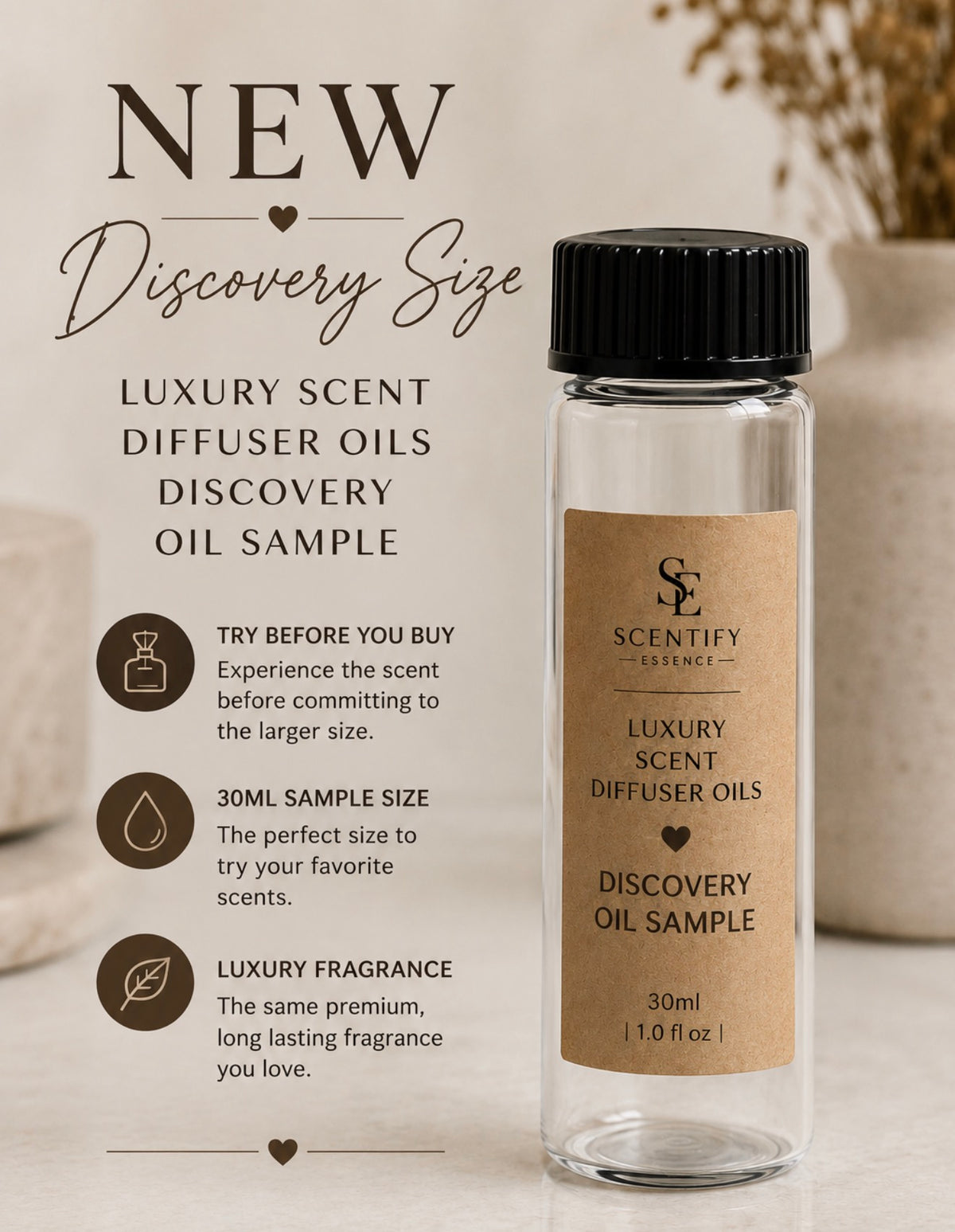 Discovery Sample Diffuser Oil - Try before you commit .30 ml 