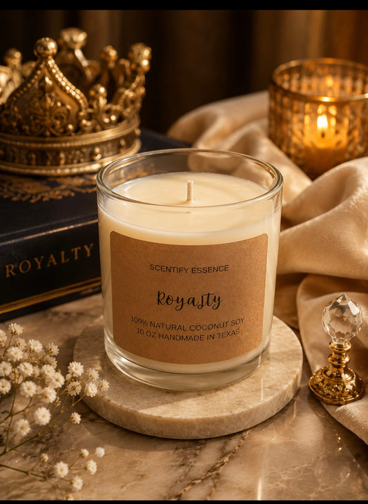 Royalty – Spiced Patchouli, Amber & Musk Luxury Candle