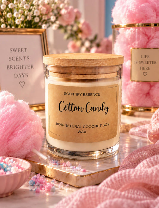 Cotton Candy | Luxury Coconut Soy Candle