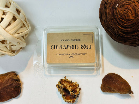 CINNAMON ROLL- SPECIALITY WAX MELTS 2.4oz 6 cubes
