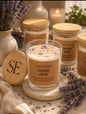 Scentify Essence Lavender Dream scented coconut soy blend candles . 
