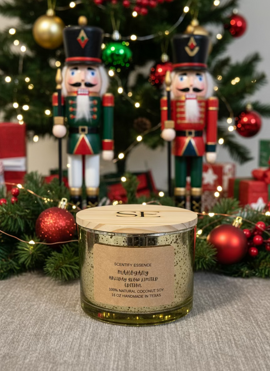 Mahogany Holiday Glow Candle – Limited Edition
Candle 