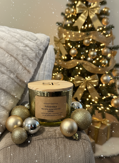 Mahogany Holiday Glow Candle – Limited Edition