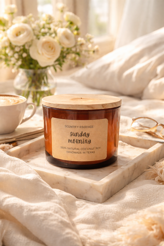 Sunday Morning luxury coconut soy candle