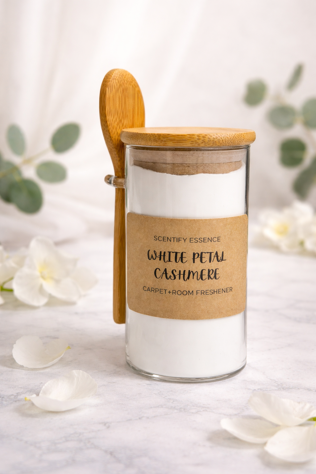 WHITE PETAL CASHMERE - CARPET + ROOM FRESHENER 